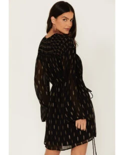 Idyllwind Women's Jolly Metallic Clip Dot Dress -Deals Grace Apparel Store 2000381225 001 P4