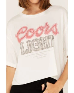 The Laundry Room Women's Coors Light Rhinestone Neon Light Graphic Tee -Deals Grace Apparel Store 2000381372 100 P3
