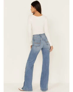 Idyllwind Women's Burch Light Wash High Risin Snap Trouser Jeans -Deals Grace Apparel Store 2000381432 413 P3