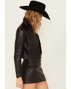 Idyllwind Women's Omaha Studded Leather Jacket -Deals Grace Apparel Store 2000381453 001 P3