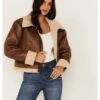 Cleo + Wolf Women's Faux Shearling Jacket