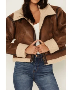 Cleo + Wolf Women's Faux Shearling Jacket -Deals Grace Apparel Store 2000381611 200 P3