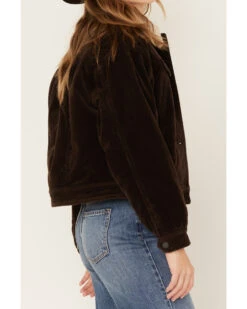 Cleo + Wolf Women's Corduroy Sherpa Trucker Jacket -Deals Grace Apparel Store 2000381654 240 P4