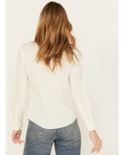 Shyanne Women's Floral Embroidered Long Sleeve Button-Down Western Shirt -Deals Grace Apparel Store 2000381810 105 P4