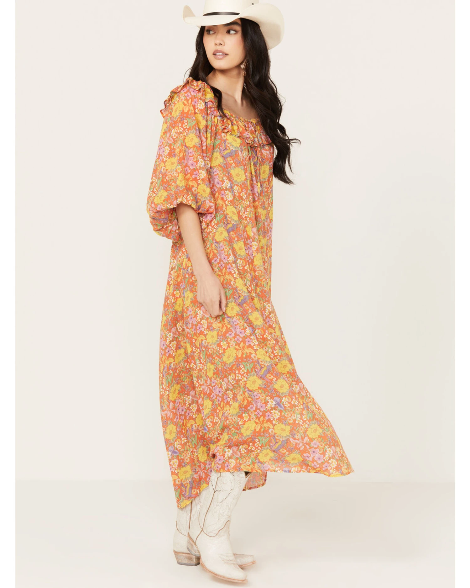 Spell Women's Last Drink Midi Dress 4 Spell Women's Last Drink Midi Dress - Image 4