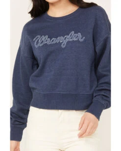 Wrangler Retro Women's Logo Graphic Sweatshirt -Deals Grace Apparel Store 2000382595 410 P3