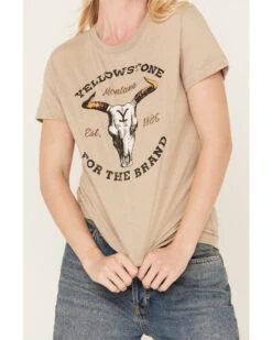 Changes Women's Yellowstone Dutton Ranch Short Sleeve Graphic Tee -Deals Grace Apparel Store 2000382605 103 P3