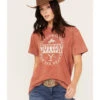 Changes Women's Mineral Wash For The Brand Yellowstone Short Sleeve Graphic Tee