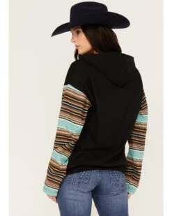 Changes Women's Serape Striped Yellowstone Hoodie 7 Changes Women's Serape Striped Yellowstone Hoodie -Deals Grace Apparel Store 2000382609 442 P4