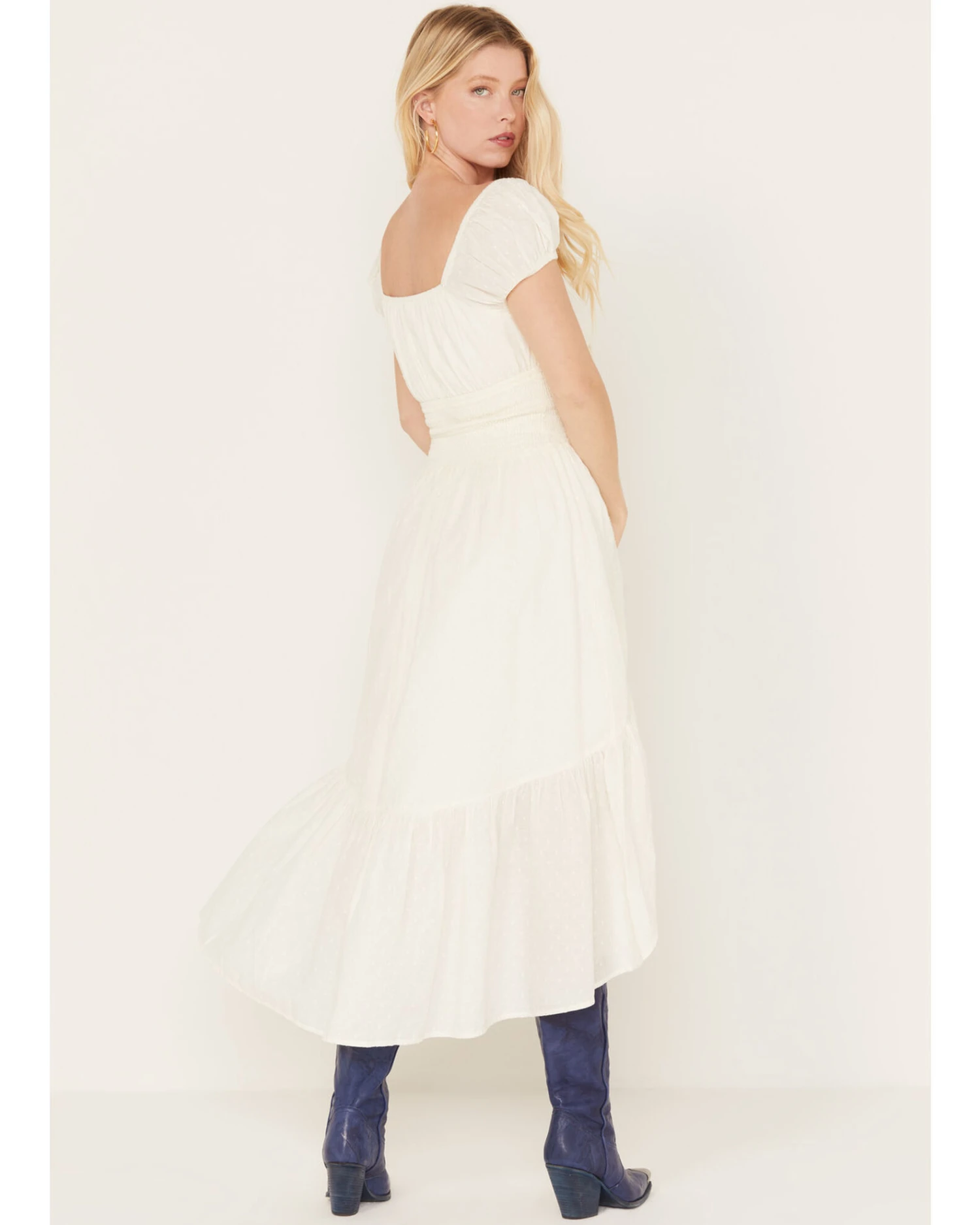 Shyanne Women's Swiss Dot Dress 4 Shyanne Women's Swiss Dot Dress - Image 4