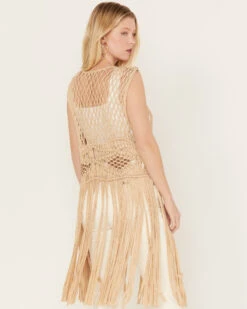Shyanne Women's Macrame Fringe Vest -Deals Grace Apparel Store 2000382831 251 P4
