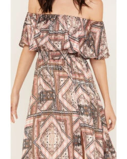 Shyanne Women's Off The Shoulder Ruffle Midi Dress -Deals Grace Apparel Store 2000382840 202 P3