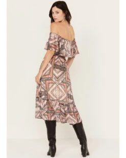 Shyanne Women's Off The Shoulder Ruffle Midi Dress -Deals Grace Apparel Store 2000382840 202 P4