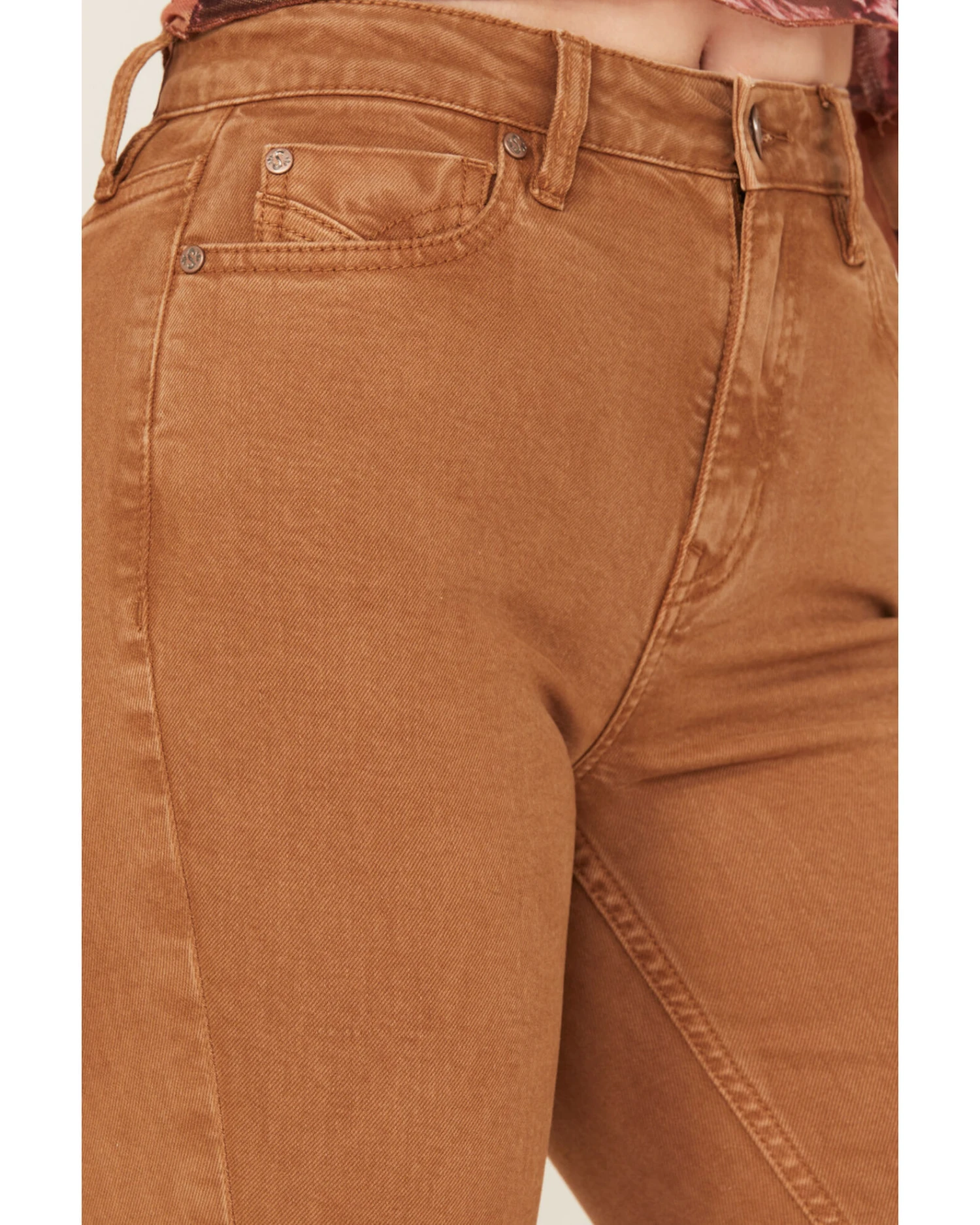 Shyanne Women's High Rise Super Flare Stretch Jeans 2 Shyanne Women's High Rise Super Flare Stretch Jeans - Image 2