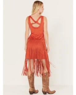 Idyllwind Women's Country Mannor Faux Suede Fringe Dress -Deals Grace Apparel Store 2000382979 800 P4