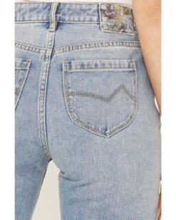 Cleo + Wolf Women's Medium Wash Mid Rise Slim Straight Ankle Jeans -Deals Grace Apparel Store 2000383230 414 P4