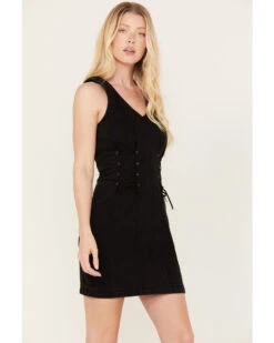 Idyllwind Women's Benton Denim Lace-Up Dress -Deals Grace Apparel Store 2000383281 001 P3
