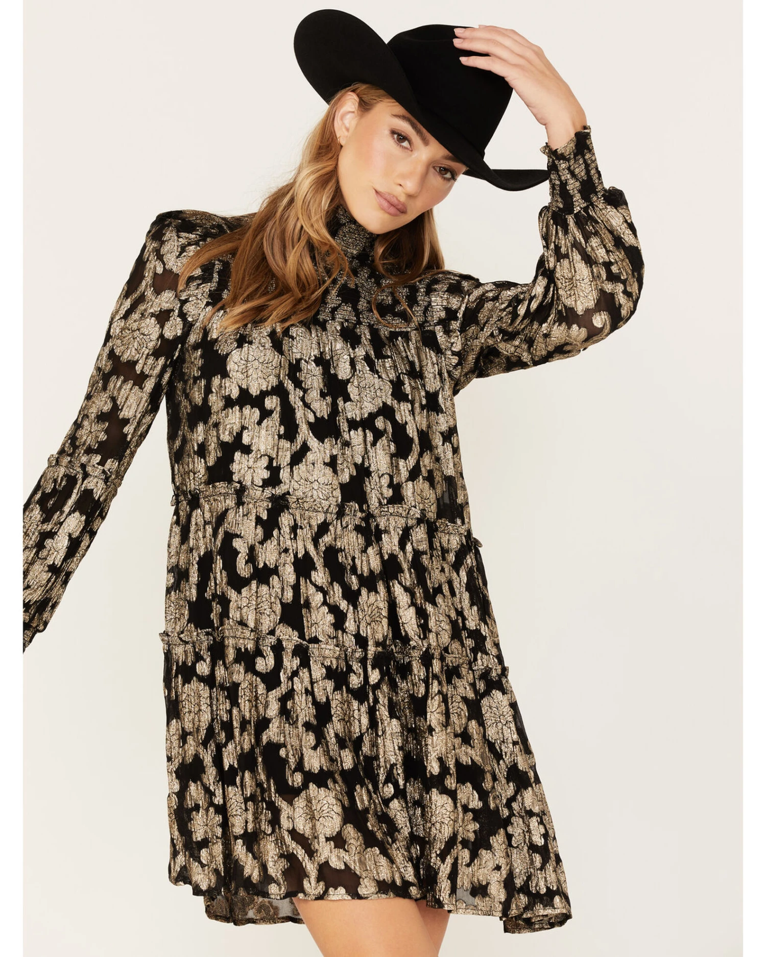 Revel Women's Floral Ruffle Dress 2 Revel Women's Floral Ruffle Dress - Image 2