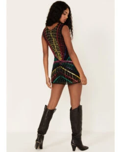 Any Old Iron Women's Multicolored Beaded Dress 9 Any Old Iron Women's Multicolored Beaded Dress -Deals Grace Apparel Store 2000384068 001 P5