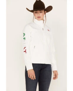 Ariat Women's Classic Team Mexico Flag Softshell Jacket