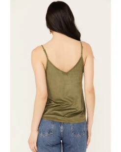 Shyanne Women's Crochet Lace Faux Suede Cami Top -Deals Grace Apparel Store 2000386174 341 P4