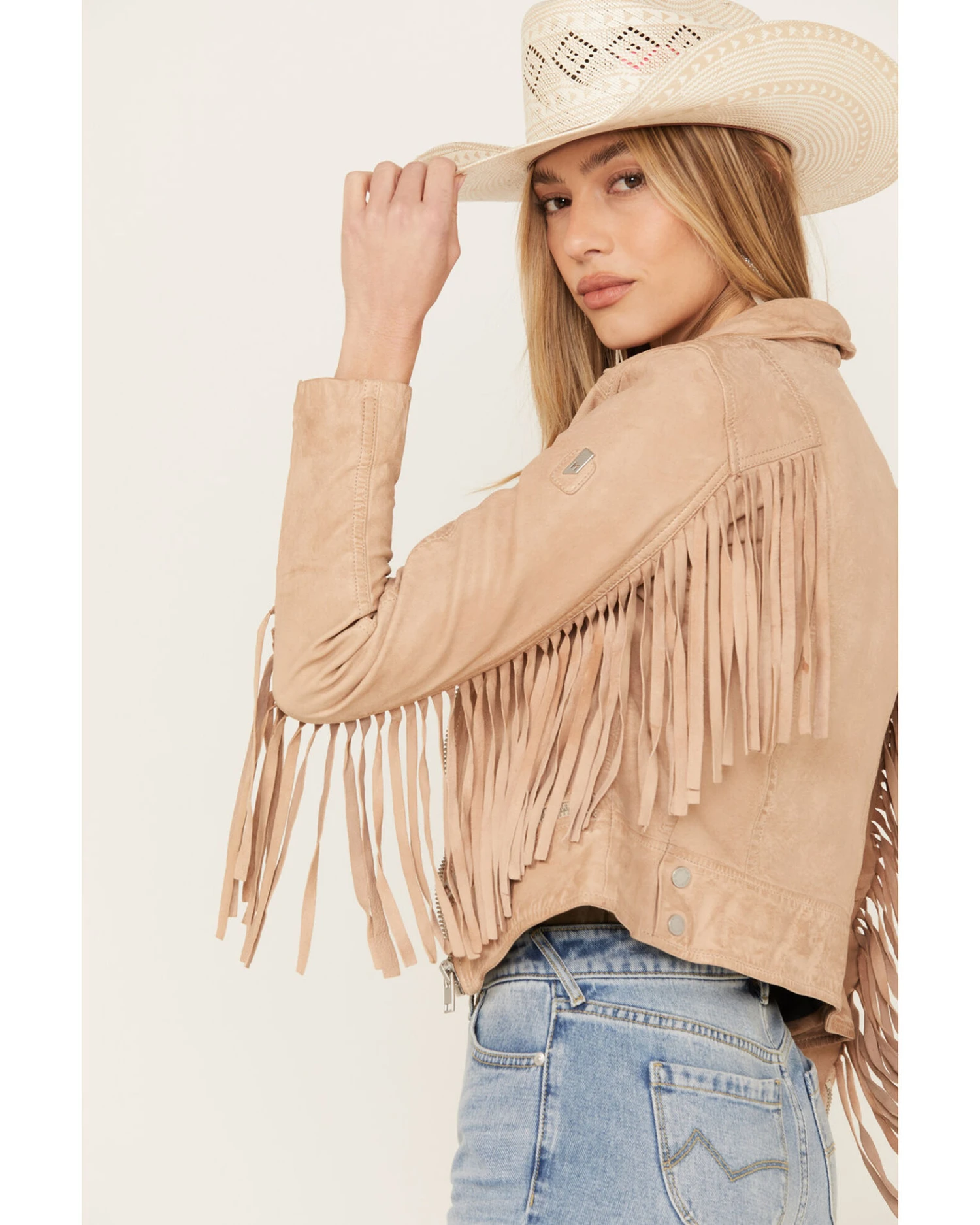 Mauritius Leather Women's Zoe RF Fringe Leather Jacket 3 Mauritius Leather Women's Zoe RF Fringe Leather Jacket - Image 3