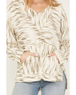 Cleo + Wolf Women's Space-Dye Baja Hoodie -Deals Grace Apparel Store 2000386288 110 P3