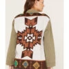 Wild Moss Women's Knit Back Western Jacket