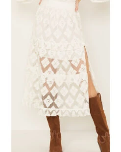 Shyanne Women's Diamond Embroidered Mesh Skirt -Deals Grace Apparel Store 2000386671 100 P4