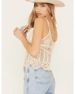 Miss Me Women's Crochet Sleeveless Tank -Deals Grace Apparel Store 2000387330 110 P4