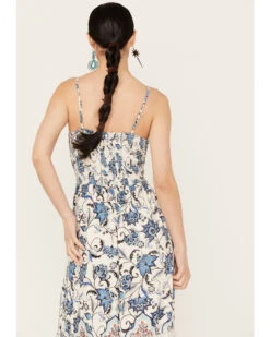 Angie Women's Knot Front Border Maxi Dress 7 Angie Women's Knot Front Border Maxi Dress -Deals Grace Apparel Store 2000387370 400 P4