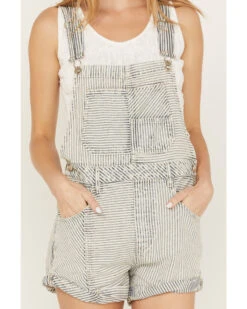 Free People Women's Light Wash Denim Novelty Ziggy Shortalls 6 Free People Women's Light Wash Denim Novelty Ziggy Shortalls -Deals Grace Apparel Store 2000387996 412 P3