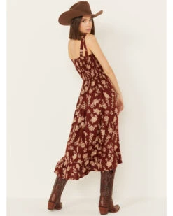 Cotton & Rye Women's Floral Print Sleeveless Midi Dress 7 Cotton & Rye Women's Floral Print Sleeveless Midi Dress -Deals Grace Apparel Store 2000388423 220 P4