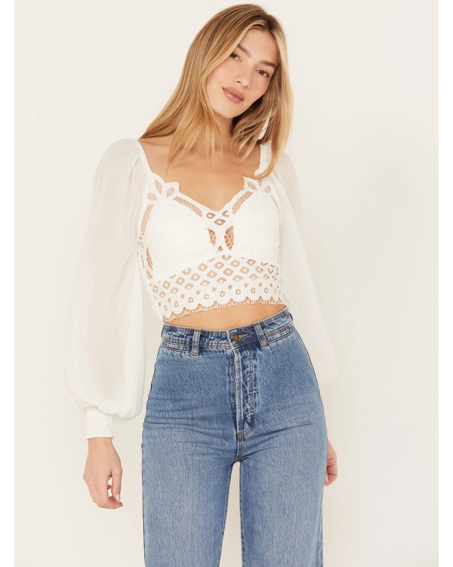 Flying Tomato Women's Forever Exquisite Woven Top 1 Flying Tomato Women's Forever Exquisite Woven Top