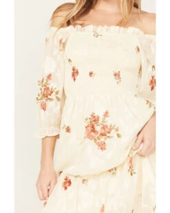 Wild Moss Women's Jacquard Smocked Front Dress -Deals Grace Apparel Store 2000389057 103 P3