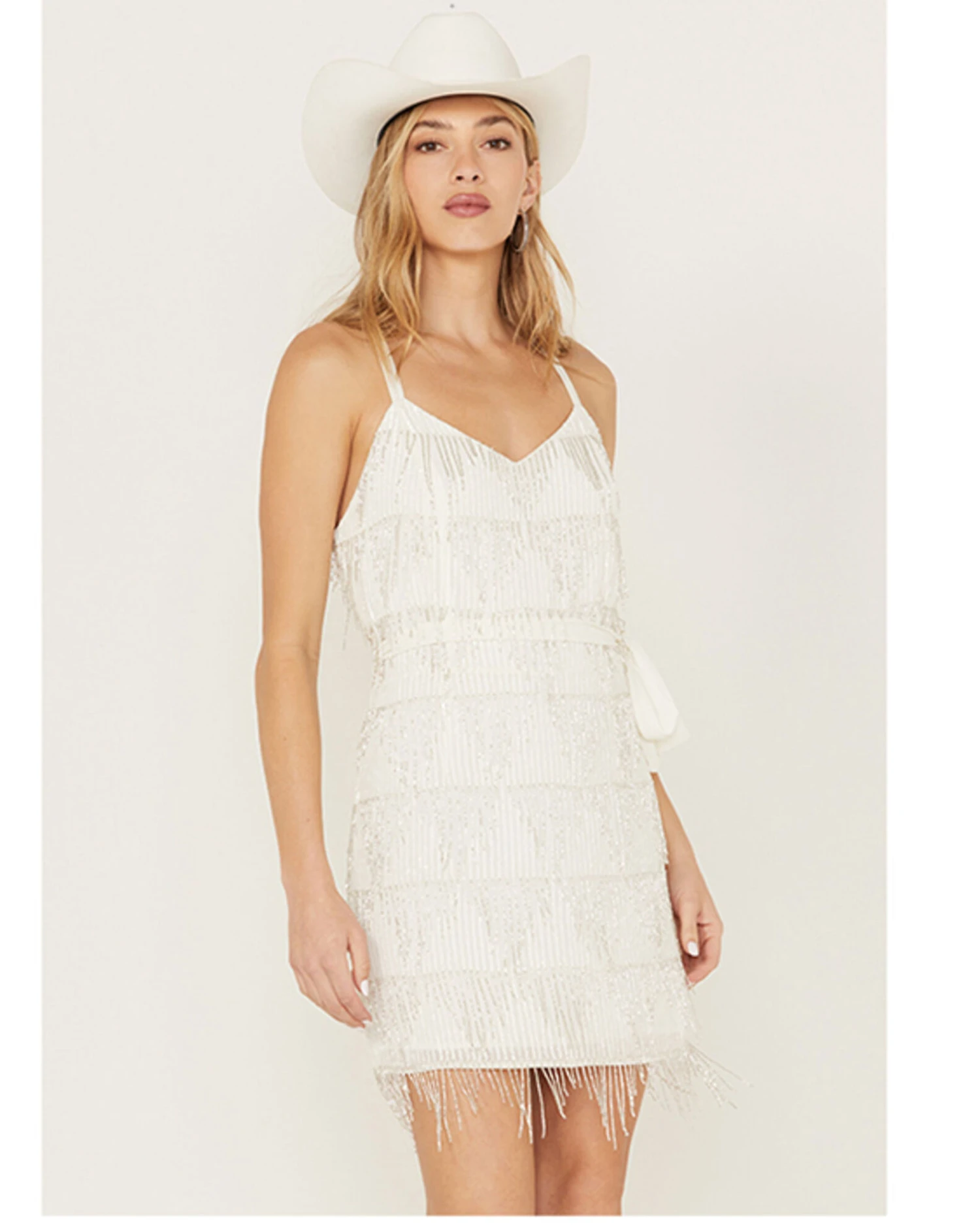 Wonderwest Women's Beaded Fringe Dress 1 Wonderwest Women's Beaded Fringe Dress