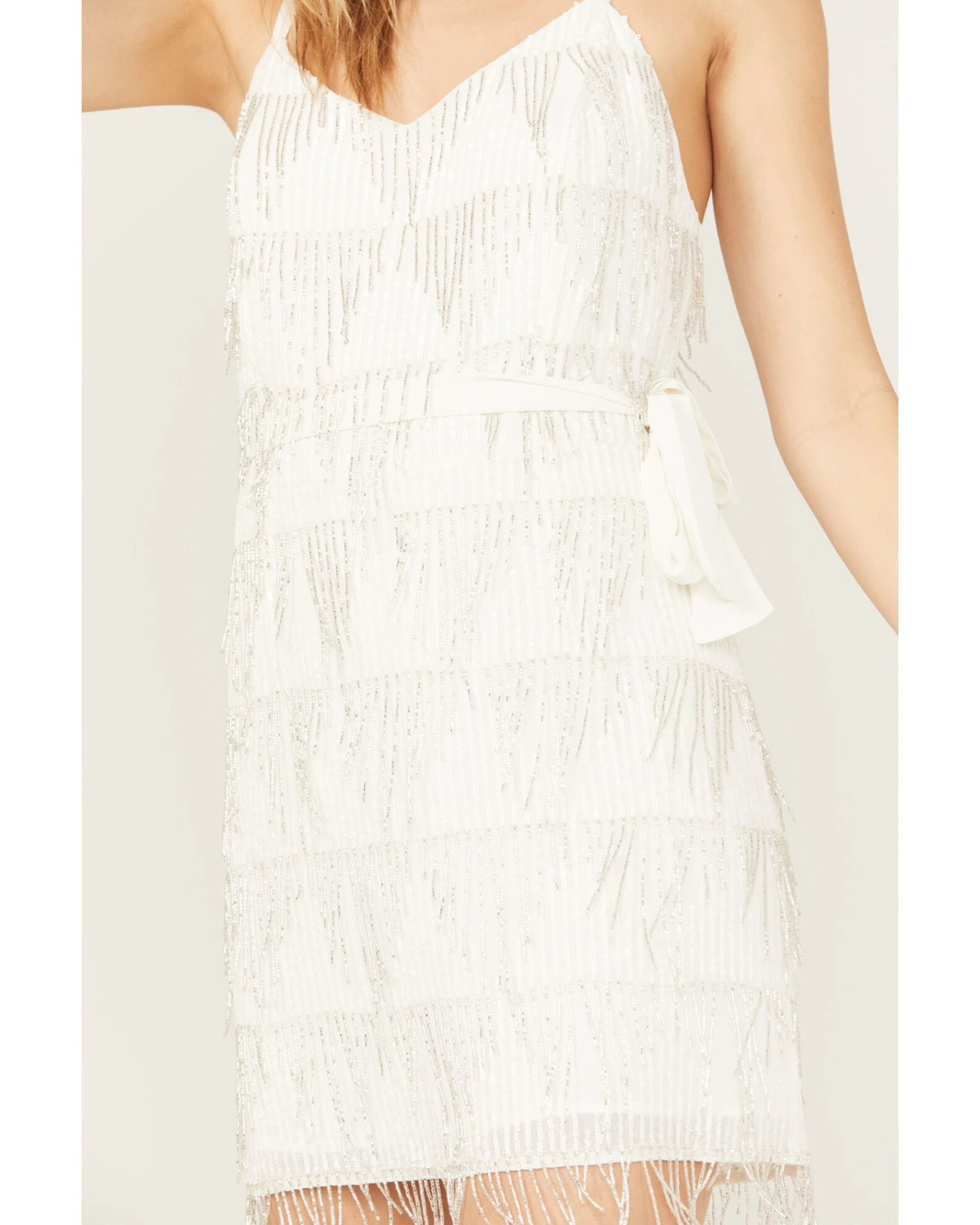 Wonderwest Women's Beaded Fringe Dress 3 Wonderwest Women's Beaded Fringe Dress - Image 3