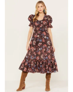 Cleobella Women's Multicolored Floral Caroline Midi Dress