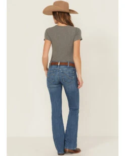 Ariat Women's R.E.A.L Mid Rise Patricia Stretch Main Bootcut Jeans  -Deals Grace Apparel Store 2000391047 400 P3