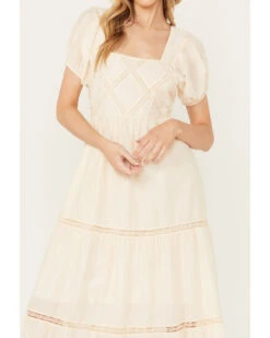 Band Of The Free Women's Crochet Trim Front Maxi Dress 6 Band Of The Free Women's Crochet Trim Front Maxi Dress -Deals Grace Apparel Store 2000392070 103 P3