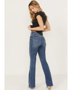 Flying Monkey Women's Best Part Medium Wash High Rise Flare Jeans 6 Flying Monkey Women's Best Part Medium Wash High Rise Flare Jeans -Deals Grace Apparel Store 2000394123 414 P3