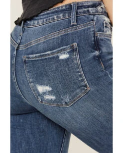 Flying Monkey Women's Best Part Medium Wash High Rise Flare Jeans 7 Flying Monkey Women's Best Part Medium Wash High Rise Flare Jeans -Deals Grace Apparel Store 2000394123 414 P4